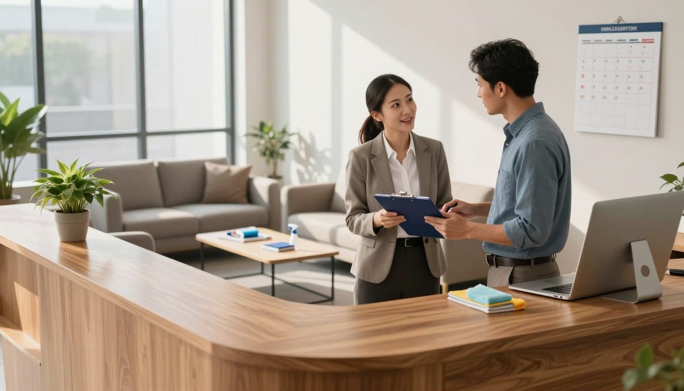Janitorial Appointments setting